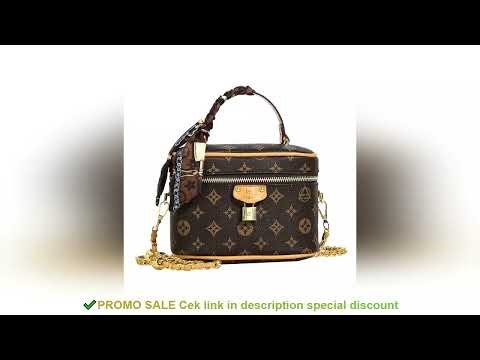 2025 Simple Chain Girls Cosmetic Bag Printing Ladies Fashion Crossbody Small Square Bag Vintage Girl