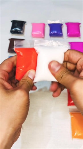 Mix too Clay 🌈, by makclay relaxing video #satisfying #unboxing #asmrclay
