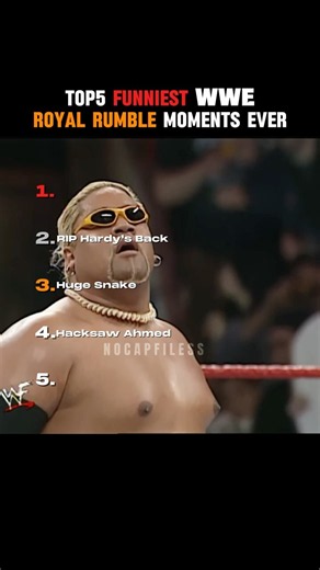 Most Hilarious Royal Rumble Moments in WWE 🤣