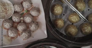 An Assortment Of Different Types Of Dumplings In Traditional Dishes