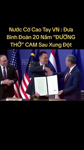 Nước Cờ Cao Tay VN : Đưa Binh Đoàn 20 Nắm “ĐƯỜNG THỞ” CAM Sau Xung Đột #vietnam #quansu #binhdoan20