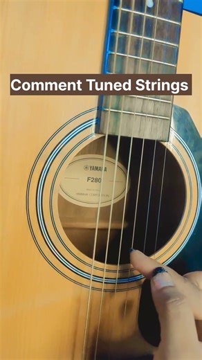 Comment Tuned Strings #strings #guitar #guitartuner