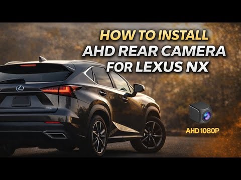 How to Install Lexion AHD Rear Camera on Lexus NX (OEM Style)
