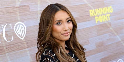 Brenda Song's Studded Mesh Boho Dress Is Entirely See-Through