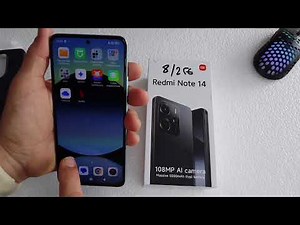 Unboxing Xiaomi Redmi Note 14, Test camera, fiche technique, Sim card, fingerprint