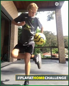26K views · 370 reactions | What a brilliant effort of the #PlayAtHomeChallenge! The bar has been set. | CommBank Socceroos | Facebook