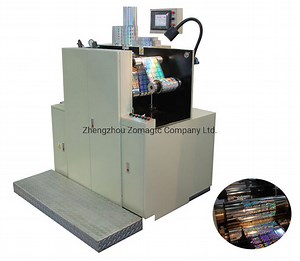 [Hot Item] Laser Hard Equidistant Holographic Embossing Press Machine, Pet Film 3D Hologram Printer Machine