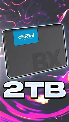 Unboxing Crucial BX500 2TB SSD 💾