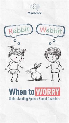 Mindwork on Instagram: "Some speech sound errors are part of normal development. But when these patterns continue beyond the expected age, they might signal a speech sound disorder. At Mindwork, we conduct structured clinical assessments to identify the issue and guide the right intervention, so every child has the support they need to speak clearly and confidently. #Mindwork #SpeechSoundDisorders #SpeechTherapy #ChildDevelopment #CommunicationSupport #SpeechAssessment #SpeechErrors #EarlyInterv