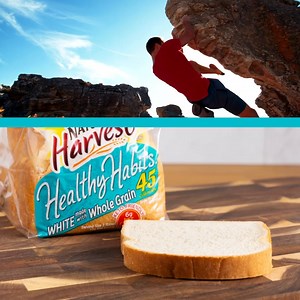 Nature's Harvest Healthy Habits Bread is always there to help you reach your peak 🧗 | Nature's Harvest Bread