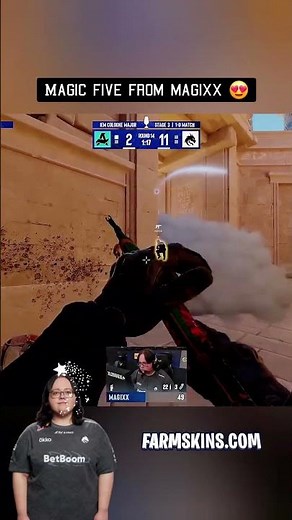 MAGIC ACE FROM MAGIXX AT CS2 MAJOR #shorts