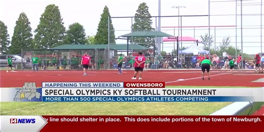 Special Olympics Kentucky softball tournament sees over 500 athletes competing