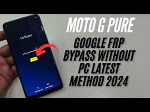 Motorola G Pure Google Frp Bypass Easy Method 100% Work