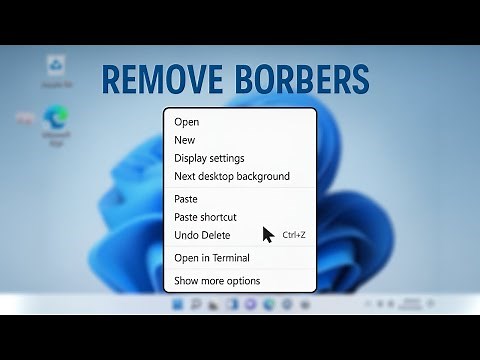 How To Remove White or Black Border Around Right Click Menus In Windows 10, 11