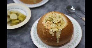 Making Pane Pasta for lunch. A bowl of cooking milk pasta