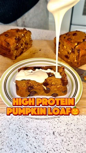 1.8K views · 179 reactions |  High-Protein Pumpkin Loaf (with Maple...
