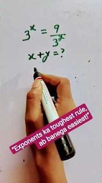 “Exponents#MathShorts #ExponentRules#PowerAddition #MathHacks#QuickMaths #FastCalculation#MathDaily