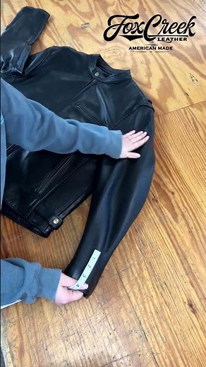 How We Measure Our Men's Fox Creek Leather Motorcycle Jackets