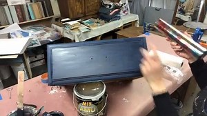 2.6K views · 45 reactions | Here I show you how to use foil on a piece of furniture! Come learn this awesome process :) | Artistic Painting Studio | Facebook