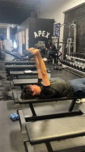 Dumbbell Tricep Extension on Bench