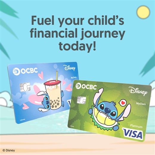 Just in time for National Day! Coming in hot: Two locally inspired limited-edition card faces to get your child familiar with essential money skills. From budgeting to spending wisely, this is their perfect companion for building confidence that lasts a lifetime. T&Cs apply. Insured up to S$100k by SDIC. | OCBC