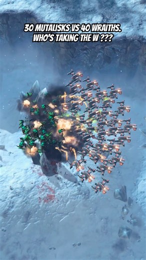 30 Mutalisks vs 40 Wraiths | SC2.BattleRumBle #sc2 #rts #starcraft2 #스타크래프트2 #UnitBattle