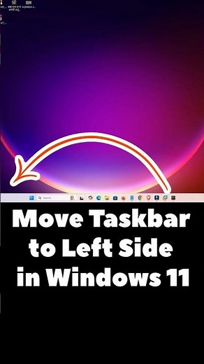 Move Taskbar to Left Side in Windows 11 PC or Laptop