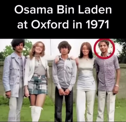 Osama Bin Laden In College