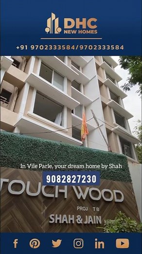 Shah Touch Wood at📍Vile Parle East Mumbai | 1BHK | 2BHK Flats in Vile Parle | Affordable