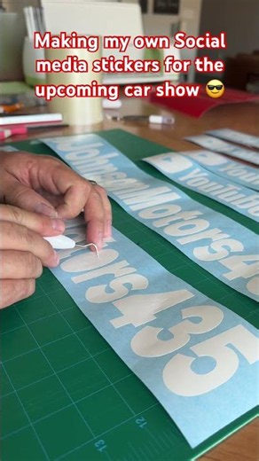 Make your own die cut stickers for your vehicle window on a Cricut! #cricutvinyl #diy