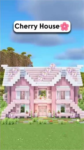 Cheery blossom House #minecraft