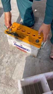 Change damage battery head #battery #restoration