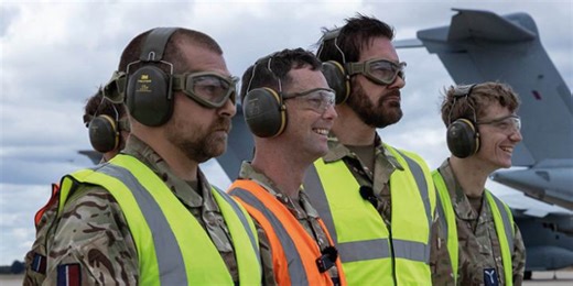 Actor Clive Standen Joins the RAF for an Exclusive Week with 1 Air Mobility Wing at Brize Norton