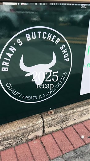 All packed up for 2025 Massive year for our little shop. Thank you for your support💚 Have a great night, be safe 💚 We'll be back from 7:30am Friday ! #briansbutchershop #brianthebutcher #butchertiktok #