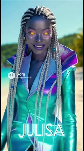 Alien girl name Julisa just arrive in Jamaica 🇯🇲 😳 #jamaica #alien #shorts