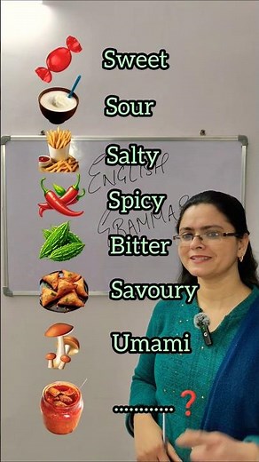 Different Tastes of Food Explained with Examples | English Learning #Shorts ‪@ShahmeenKhan01‬