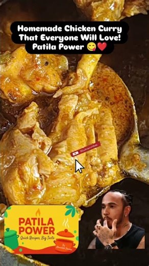 Homemade Chicken Curry That Everyone Will Love! Patila Power 😋❤️