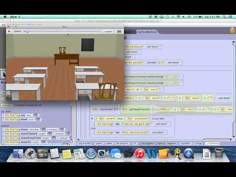 Alice 3.2, Tutorial 1.4. Math - For Loops
