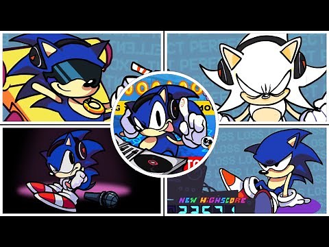FNF: SONIC JAM! - All Sonic Results Screens & Game Overs (Volume 1)