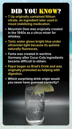 What Popular Drinks Originally Contained