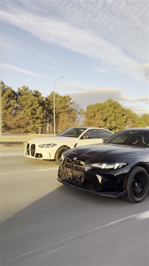 Yin and Yang M3 🤍🖤 #fyp #bmw #m3 #g80m3 #carsoftiktok | BMW M3