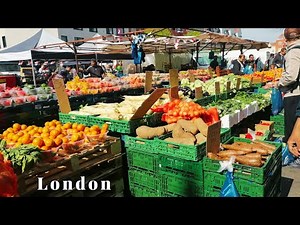 Romford Saturday Market, East London Walking Tour, 4k HDR, Multicultural London