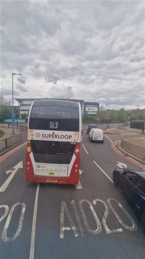 SL2 Bus To Walthamstow Central Spotted Near Gallions Reach Roundabout #sl2 #busspotting #buses