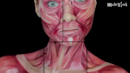肌肉妆 第二部分 Muscle MAKEUP Tutorial - Pt. 2