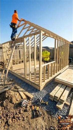 Building a Backyard Workshop Shed From Scratch | Satisfying DIY Construction