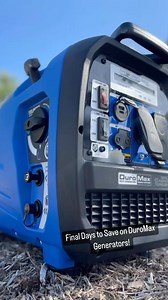 Final Days to Save on DuroMax Generators! Get Yours Today and Be Ready for the Next Power Outage. | Factory Authorized Outlet