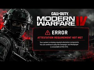 Modern Warfare 4 Beta Attestation Requirement Not Met FIX | TPM 2.0 & Secure Boot Error