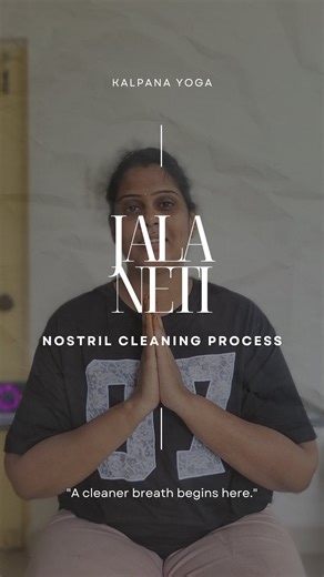 Kalpana Chava on Instagram: "A cleaner breath begins here. Winter mornings feel lighter when your breath is clear. 🌿❄️ Jala Neti for sinus relief, focus & freshness. #JalaNeti #WinterHealth #CleanNose #BreathingBetter #YogaBenefits #AyurvedicRitual #NasalCleansing #HealthyHabits #YogaReel #HolisticLiving #SelfCareDaily #WinterTips"