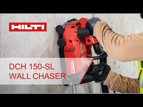 Hilti DCH 150-SL wall chaser introduction