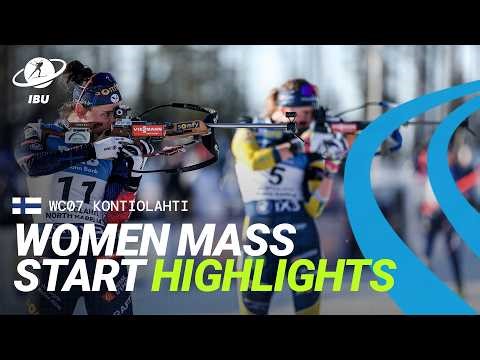 Kontiolahti Mass Start Thriller: Shooting Showdown and a Battle for the Podium